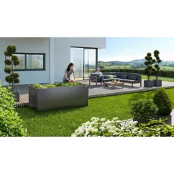 Aiuola Rialzata 4 x 1 m in Metallo Biohort