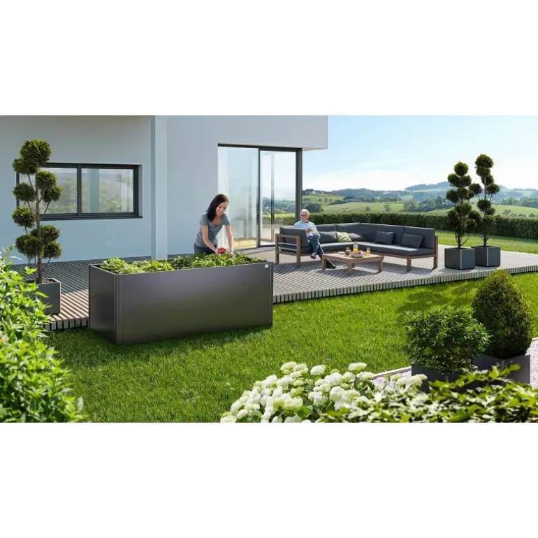 Aiuola Rialzata 1.5 x 1 m in Metallo Biohort