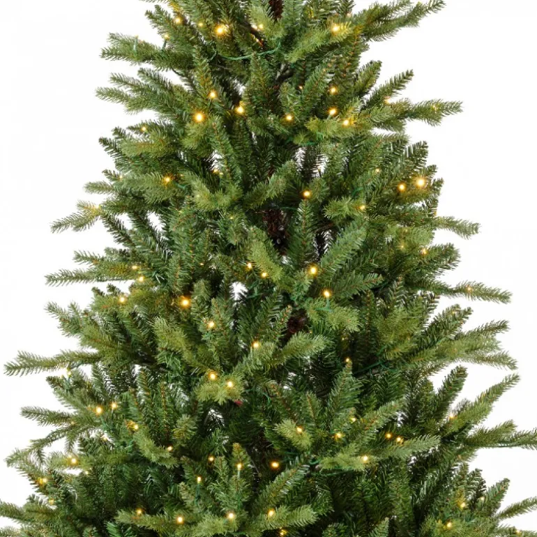 Albero di Natale Allison Illuminato h240Ø152cm PE+PVC