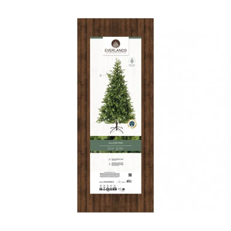Albero di Natale Allison Pine h270Ø162cm PE+PVC