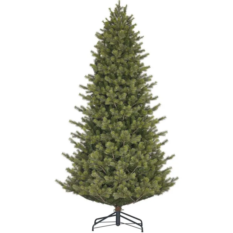 Albero di Natale Clive Slim Verde h185 Ø104cm PE+PVC