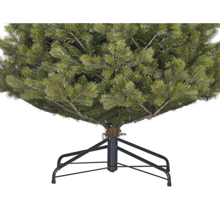 Albero di Natale Clive Slim Verde h185 Ø104cm PE+PVC