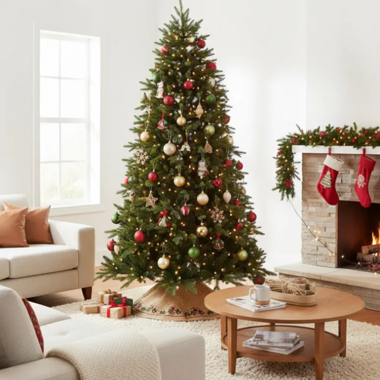 Albero di Natale Dankan h210Ø125cm PE+PVC