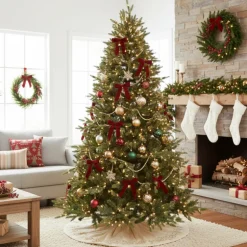 Albero di Natale Illuminato Anthony 2000LED h210Ø148cm PE+PVC