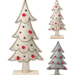 Albero di Natale in Feltro 42 cm. Pezzo Singolo