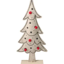 Albero di Natale in Feltro 42 cm. Pezzo Singolo