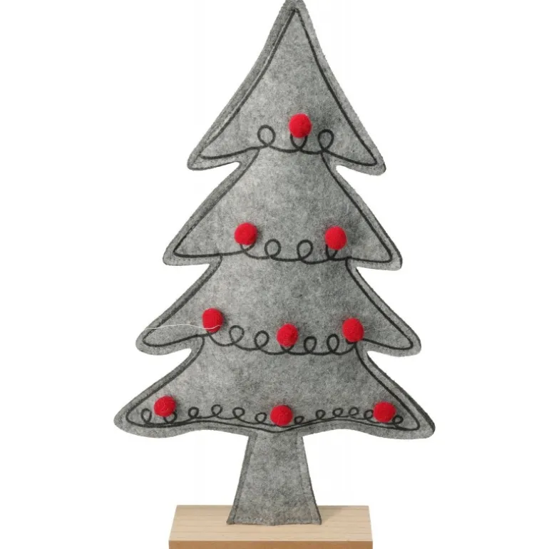 Albero di Natale in Feltro 42 cm. Pezzo Singolo