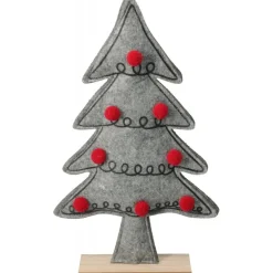 Albero di Natale in Feltro 34 cm. Pezzo Singolo