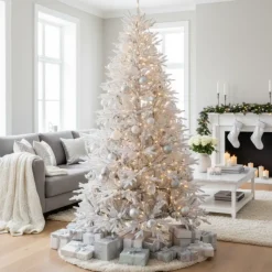 Albero di Natale Lincoln White h210Ø128cm PE