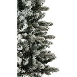 Albero di Natale Russel Innevato h180Ø65cm PE+PVC