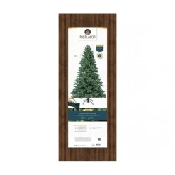 Albero di Natale Trondheim Verde/Blue h210Ø140cm PE+PVC