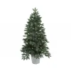Albero di Natale Trondheim Illuminato h120Ø65cm PE+PVC