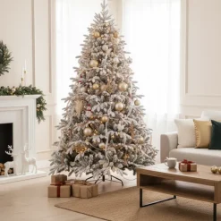 Albero di Natale White Montgomery h210Ø126cm PE+PVC