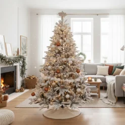 Albero di Natale White Montgomery h180Ø110cm PE+PVC