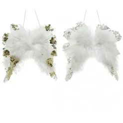 Ali con Piume e Glitter 15 cm. Pezzo Singolo