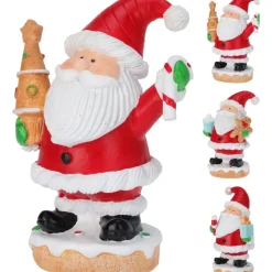 Babbo Natale in Resina 10x14 cm. Pezzo Singolo