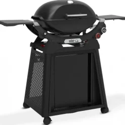 Barbecue Weber a Gas Q 2800N+ Con Carrello Premium Black Cod. 1501123