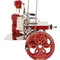 Berkel Affettatrice Volano Fiorato B114 colore Rosso Berkel - Decori Oro
