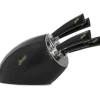 Berkel Ceppo Sense Nero + set 5 coltelli Elegance Nero