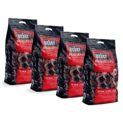 BUNDLE 4 x Sacco da 8 kg di Bricchetti Weber Cod. 17591