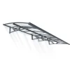 Canopia Amsterdam Pensilina Da Esterno 447X140 cm Trasparente