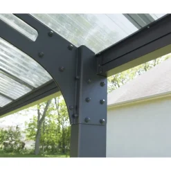 Canopia Arizona Wave Carport Doppio in Alluminio 6 X 5 m