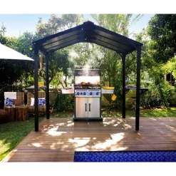 Canopia Austin Gazebo per Barbecue in Alluminio 1.8X2.4 m