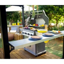 Canopia Austin Gazebo per Barbecue in Alluminio 1.8X2.4 m