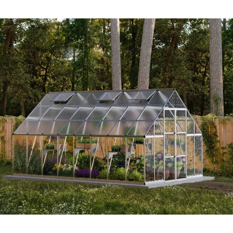 Canopia Balance Ibrida Serra Da Giardino in Policarbonato 484X304X257 cm Argento