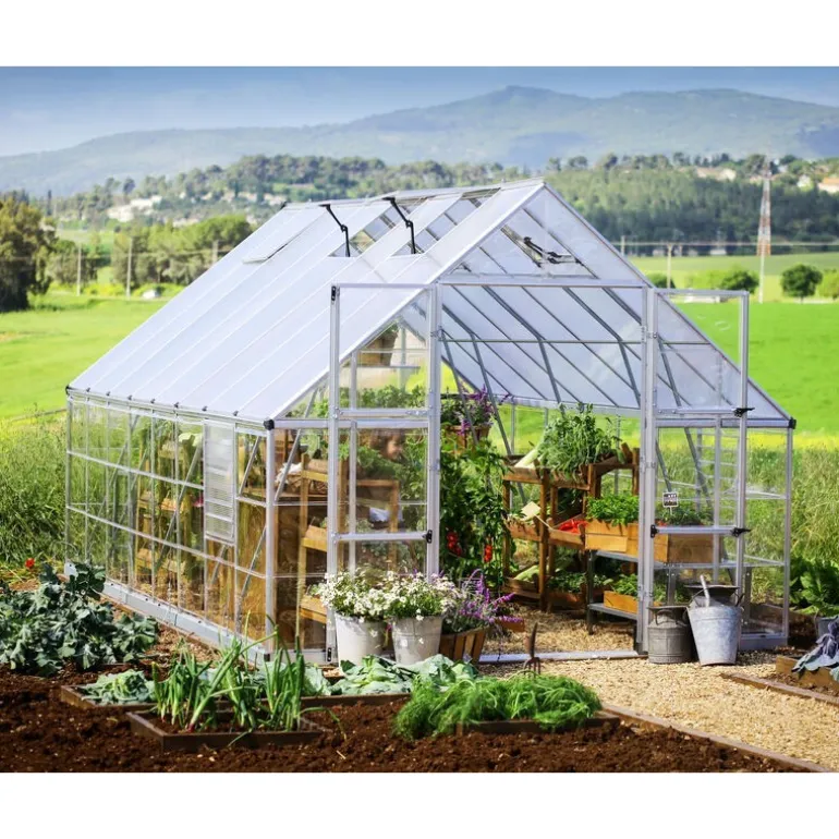 Canopia Balance Ibrida Serra Da Giardino in Policarbonato 484X304X257 cm Argento