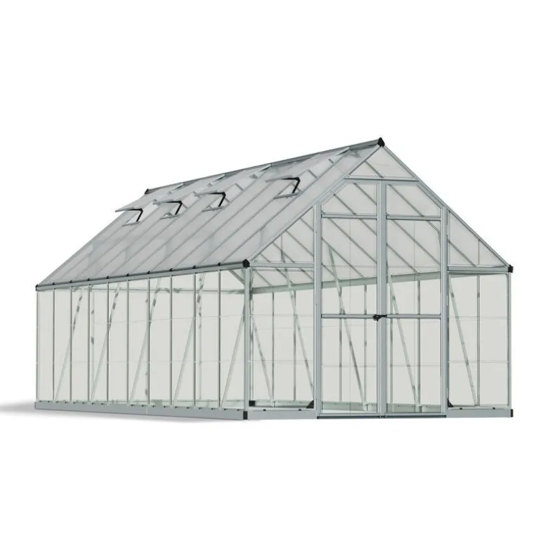 Canopia Balance Ibrida Serra Da Giardino in Policarbonato 607X244X229 cm Argento