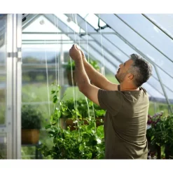 Canopia Balance Ibrida Serra Da Giardino in Policarbonato 724X304X257 cm Argento