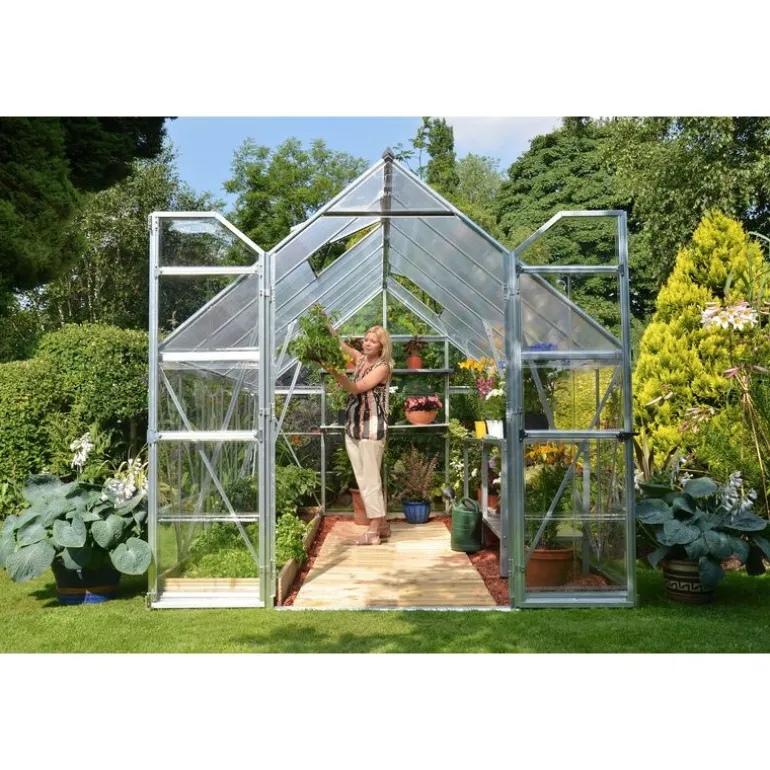 Canopia Balance Ibrida Serra Da Giardino in Policarbonato 367X244X229 cm Argento