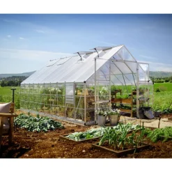 Canopia Balance Ibrida Serra Da Giardino in Policarbonato 604X304X257 cm Argento