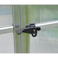 Canopia Bella Doppio Strato Serra Da Giardino in Policarbonato 244X244X219 cm Argento