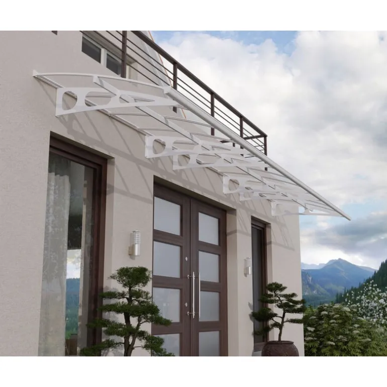 Canopia Bordeaux Pensilina Da Esterno 670X140 cm Trasparente