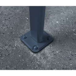 Canopia Capri Pergola Addossata in Alluminio 3X6.2 m Grigio