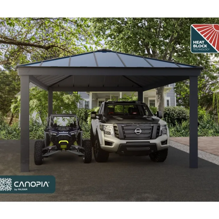 Canopia Colorado Carport in Alluminio 4.3 X 6 m