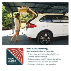 Canopia Colorado Carport in Alluminio 4.3 X 5 m