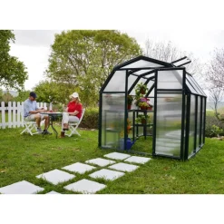 Canopia Eco Grow Doppio Strato Serra Da Giardino in Policarbonato 197X204X198 cm Verde
