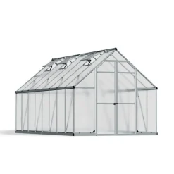 Canopia Essence Doppio Strato Serra Da Giardino in Policarbonato 487X244X229 cm Argento