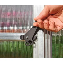 Canopia Essence Doppio Strato Serra Da Giardino in Policarbonato 487X244X229 cm Argento