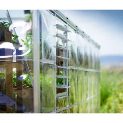 Canopia Finestra Laterale a Lamelle per Serra - Argento