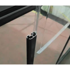 Canopia Harmony Trasparente Serra Da Giardino in Policarbonato 126X185X208 cm Grigio