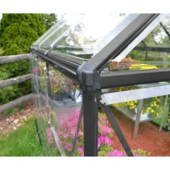 Canopia Harmony Trasparente Serra Da Giardino in Policarbonato 306X185X208 cm Grigio