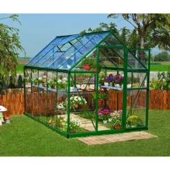 Canopia Harmony Trasparente Serra Da Giardino in Policarbonato 306X185X208 cm Verde