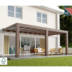 Canopia Helsinki Pergola 3 X 6 m Pergola in Legno di Cedro