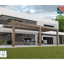 Canopia Helsinki Pergola 3 X 7.3 m Pergola in Legno di Cedro