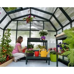 Canopia Hobby Gardener Doppio Strato Serra Da Giardino in Policarbonato 266X266X208 cm Verde