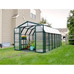 Canopia Hobby Gardener Doppio Strato Serra Da Giardino in Policarbonato 391X266X208 cm Verde